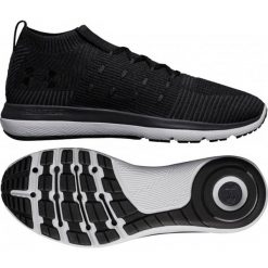 Czarne Buty Under Armour Slingflex Rise M 3019874-001. Czarne buty sportowe męskie Under Armour, z dresówki, bez zapięcia. W wyprzedaży za 419,00 zł.