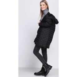 Czarna Kurtka Hot Tea. Czarne kurtki damskie pikowane marki Born2be, na zimę, xl, z kapturem. Za 129,99 zł.