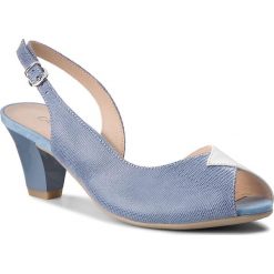 Rzymianki damskie: Sandały CAPRICE – 9-28306-20 Sky/Wht Multi 837