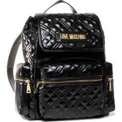 Plecak LOVE MOSCHINO - JC4203PP0AKA0000 Nero. Czarne plecaki damskie Love Moschino, bez wzorów, ze skóry ekologicznej, eleganckie. W wyprzedaży za 799,00 zł.