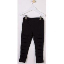 Legginsy dziewczęce: Legginsy w kolorze czarnym