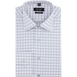 Koszula versone 2820 długi rękaw slim fit niebieski. Niebieskie koszule męskie Recman, m, bez wzorów, bez kołnierzyka, z długim rękawem. Za 139,00 zł.