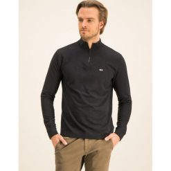 Bluza Tommy Jeans Tjm Brushed Zip DM0DM07619. Niebieskie bluzy męskie Tommy Jeans, m, bez wzorów, z elastanu, bez kołnierzyka, bez rękawów, bez kaptura. W wyprzedaży za 239,00 zł.
