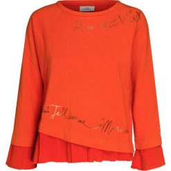 Bluza DEHA EXPRESSION. Czerwone bluzy damskie Deha, z nadrukiem, z bawełny, bez rękawów, bez kaptura. W wyprzedaży za 220,00 zł.