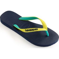 Havaianas - Japonki. Niebieskie kapcie męskie Havaianas, bez wzorów, z materiału. W wyprzedaży za 49,90 zł.