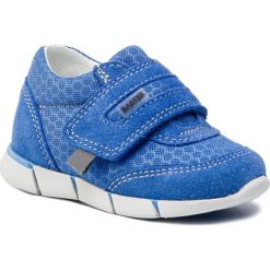 Sneakersy BARTEK - 51949/SAD Niebieski. Niebieskie trampki chłopięce Bartek, bez wzorów, ze skóry, na rzepy. W wyprzedaży za 139,00 zł.