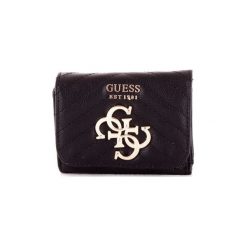 Portfele Guess SWVG7294430. Czarne portfele damskie marki Guess, z aplikacjami. Za 260,05 zł.