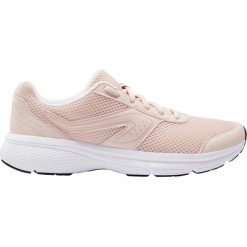 Buty do biegania CUSHION damskie. Różowe buty sportowe damskie KALENJI, bez wzorów, z poliesteru, do biegania. Za 79,99 zł.