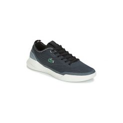 Buty Lacoste LT DUAL 118 1. Czarne trampki męskie marki Lacoste, bez wzorów, bez zapięcia. Za 383,20 zł.
