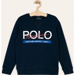 Polo Ralph Lauren - Bluza dziecięca 134-176 cm. Niebieskie bluzy chłopięce Polo Ralph Lauren, z nadrukiem, z bawełny, bez rękawów, bez kaptura. Za 319,90 zł.