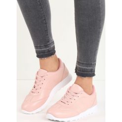 Różowe Buty Sportowe Top Secret. Różowe topy damskie Born2be, bez wzorów, z tkaniny, bez kołnierzyka. Za 69,99 zł.