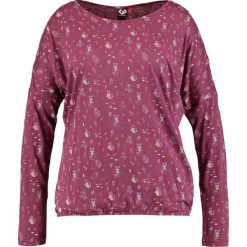 Bluzki asymetryczne: Ragwear Plus INES PLUS Bluzka z długim rękawem plum