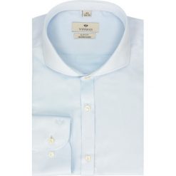 Krawaty męskie: koszula wincode 2109 długi rękaw slim fit niebieski