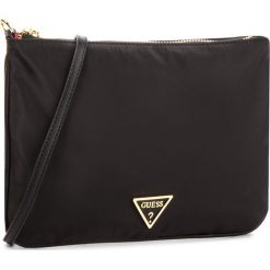 Torebka GUESS - PWDIDI P8302 BLA. Czarne listonoszki damskie marki Guess, z aplikacjami, z materiału. Za 189,00 zł.
