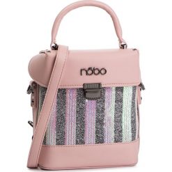 Torebka NOBO - NBAG-G3150-C004 Różowy. Różowe torebki klasyczne damskie Nobo, z materiału, klasyczne. W wyprzedaży za 119,00 zł.