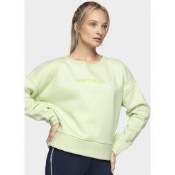 Bluza damska BLD233 - jasny żółty. Żółte bluzy damskie m, z dzianiny, krótkie. W wyprzedaży za 59,99 zł.