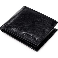 PORTFEL MĘSKI SKÓRZANY A090 - CZARNY. Czarne portfele męskie Ombre Clothing. Za 49,00 zł.