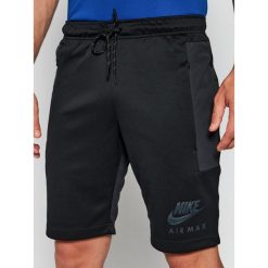 Szorty sportowe NIKE Air Max CU0116. Czarne spodnie męskie Nike, s, bez wzorów, sportowe. W wyprzedaży za 179,00 zł.