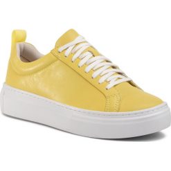 Sneakersy VAGABOND - Zoe Platfo 4827-201-25 Citrus. Żółte półbuty damskie Vagabond, ze skóry. Za 419,00 zł.
