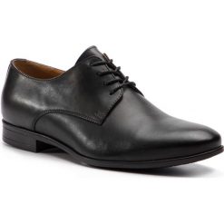 Półbuty SERGIO BARDI - SB-21-07-000103 101. Czarne buty wizytowe męskie Sergio Bardi, bez wzorów, ze skóry, eleganckie, bez zapięcia. Za 279,00 zł.