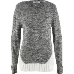 Sweter, długi rękaw bonprix antracytowy melanż. Szare bez kategorii bonprix, melanż. Za 44,99 zł.