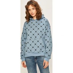 Local Heroes - Bluza Monogram Blue. Niebieskie bluzy damskie LOCAL HEROES, s, bez wzorów, z bawełny, bez rękawów, z kapturem. Za 249,90 zł.
