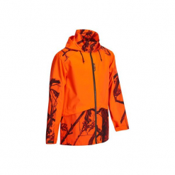 Kurtka myśliwska IMPER SUPERTRACK 100 FLUO. Brązowe kurtki męskie marki SOLOGNAC, xl, z materiału. Za 199,99 zł.