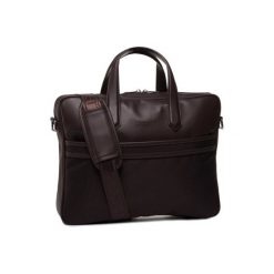 TORBA Lanetti BMM-U-055-40-03 Brązowy. Pomarańczowe torby męskie skórzane Lanetti, bez wzorów, ze skóry ekologicznej. Za 139,99 zł.