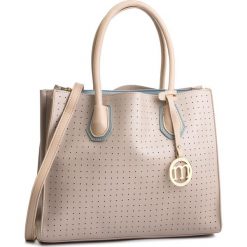 Torebka MONNARI - BAG2280-015 Taupe With Blue. Brązowe torebki klasyczne damskie Monnari, bez wzorów, ze skóry ekologicznej, klasyczne, bez dodatków. W wyprzedaży za 129,00 zł.