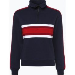 Tommy Jeans - Damska bluza nierozpinana, niebieski. Niebieskie bluzy sportowe damskie Tommy Jeans, m, w paski, z jeansu. Za 349,95 zł.