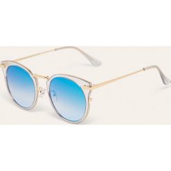 Answear - Okulary. Czarne okulary przeciwsłoneczne damskie ANSWEAR. W wyprzedaży za 49,90 zł.