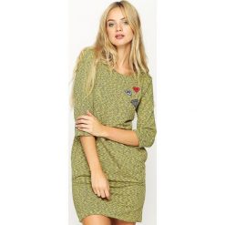 Sukienki: Khaki Sukienka Selfish Love