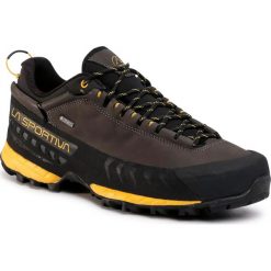 Trekkingi LA SPORTIVA - Tx5 Low Gtx GORE-TEX 24T900100 Carbon/Yellow. Czarne trapery męskie La Sportiva, ze skóry, bez zapięcia. W wyprzedaży za 659,00 zł.