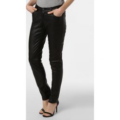 Marie Lund - Spodnie damskie, czarny. Czarne spodnie damskie Marie Lund, ze skóry. Za 99,95 zł.