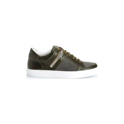 Buty Antony Morato MMFW01118. Zielone trampki męskie Antony Morato, bez wzorów, bez zapięcia. Za 459,00 zł.