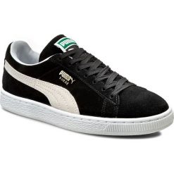 Sneakersy PUMA - Suede Classic+ 352634 03 Black/White. Czarne półbuty damskie Puma, bez wzorów, ze skóry, eleganckie, bez obcasa, na płaskiej podeszwie, bez zapięcia. W wyprzedaży za 279,00 zł.