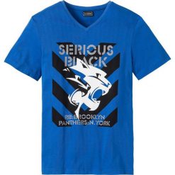 T-shirty męskie: T-shirt Slim Fit bonprix lazurowy