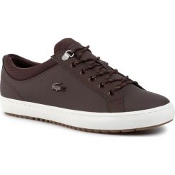 Sneakersy LACOSTE - Straight Set Insulat 3192 Cma 7-38CMA00621W7 Dk Brw/Off Wht. Pomarańczowe sneakersy męskie Lacoste, na co dzień, bez wzorów, ze skóry ekologicznej, klasyczne, bez zapięcia. W wyprzedaży za 349,00 zł.