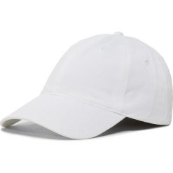 Czapka z daszkiem LACOSTE - RK4709 Blanc 001. Białe czapki męskie Lacoste, bez wzorów, z bawełny. Za 229,00 zł.