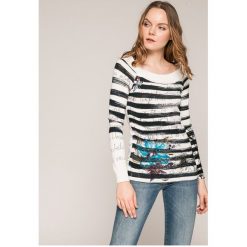Swetry klasyczne damskie: Desigual – Sweter