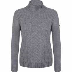 Sweter w kolorze szarym. Szare golfy damskie Giorgio di Mare, xs, z dzianiny. W wyprzedaży za 152,95 zł.