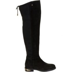 Buty zimowe damskie: Kozaki w kolorze czarnym
