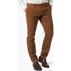 BOSS - Chinosy męskie – Stanino16-W, beżowy. Brązowe spodnie męskie Boss, m, bez wzorów. Za 499,95 zł.