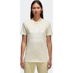 Koszulka adidas Trefoil (CV9893). Szare koszulki damskie Adidas, na co dzień, bez wzorów, z bawełny, bez kołnierzyka, bez rękawów. Za 89,99 zł.