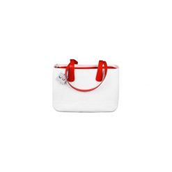 TORBA LARGE ROUGH WHITE. Białe torebki klasyczne damskie Doubleu bag, bez wzorów, ze skóry, bez dodatków. Za 279,20 zł.