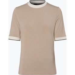 Someday - T-shirt damski – Khosni, beżowy. Brązowe t-shirty damskie marki someday., bez wzorów, z dżerseju, klasyczne, z klasycznym kołnierzykiem. Za 229,95 zł.