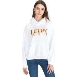 Levi's Graphic 2020 Bluza Biały. Białe bluzy damskie Levi's®, s, z nadrukiem, z bawełny, bez rękawów, bez kaptura. Za 326,95 zł.