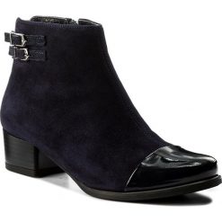 Botki SERGIO BARDI - Barletta FW127254817AG 607. Niebieskie buty zimowe damskie marki Sergio Bardi, z lakierowanej skóry. W wyprzedaży za 229,00 zł.