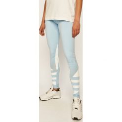 Adidas Originals - Legginsy. Niebieskie spodnie damskie adidas Originals, s, z nadrukiem, z elastanu. Za 129,90 zł.