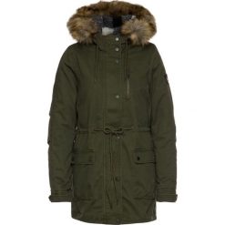 Parka Superdry Arizona Rookie W5000009A. Zielone kurtki damskie Superdry, bez wzorów, z bawełny, bez kaptura. W wyprzedaży za 279,00 zł.